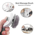 Pakachilabu Self-Cleaning Slicker Brush — Effortless Grooming, Zero Tangles