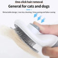 Pakachilabu Self-Cleaning Slicker Brush — Effortless Grooming, Zero Tangles