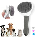 Pakachilabu Self-Cleaning Slicker Brush — Effortless Grooming, Zero Tangles