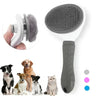 Pakachilabu Self-Cleaning Slicker Brush — Effortless Grooming, Zero Tangles
